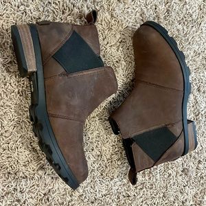 Sorel Leather Ankle Boots - Size 8
